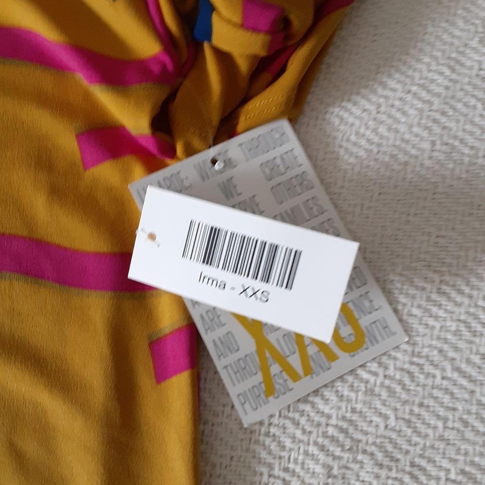 LuLaRoe Irma Top XXS - Picture 2 of 6